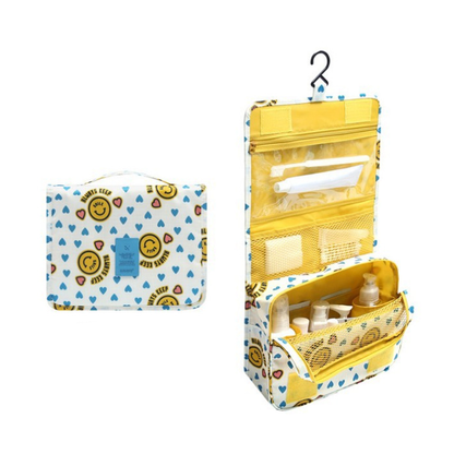 TravelEase –  Water-Resistant Travel Toiletry Bag with Hanging Hook