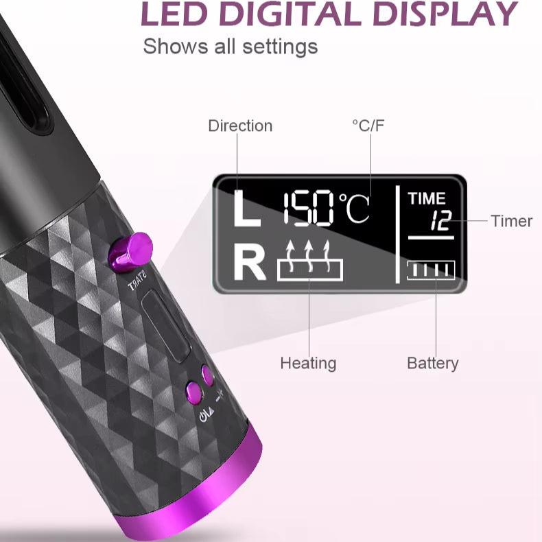 Amara | Wireless Automatic Curling Iron