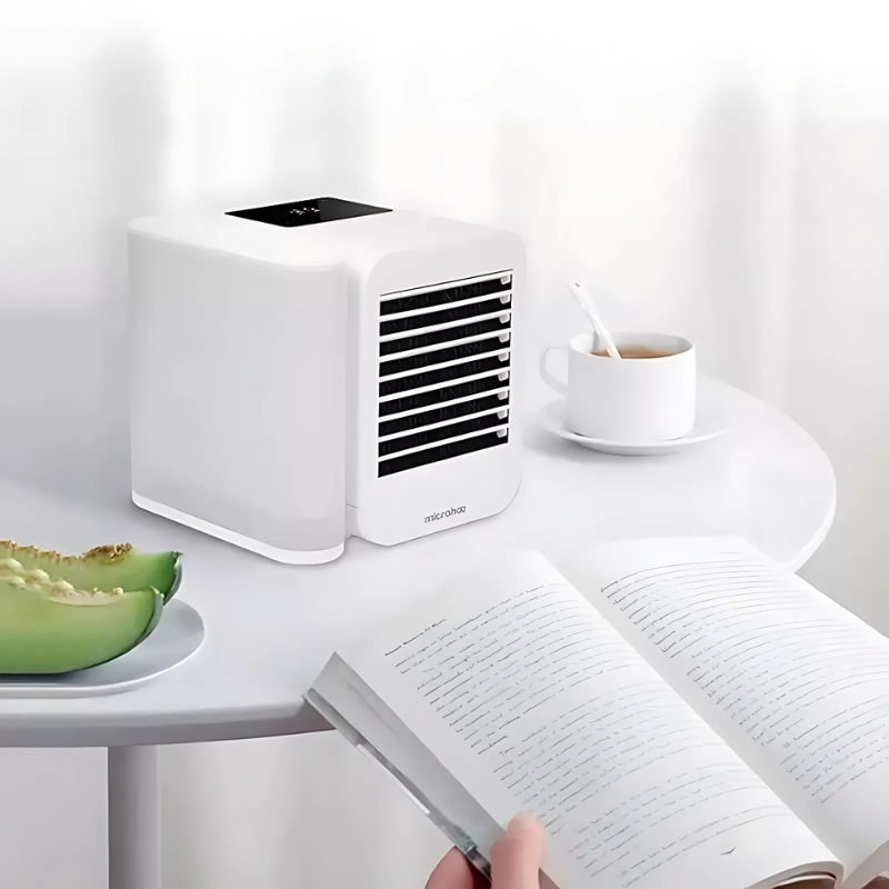 Hexton | Portable MicroCool Mini Air Conditioner with 1000ml Water Tank | Personal Cooling & Humidifier