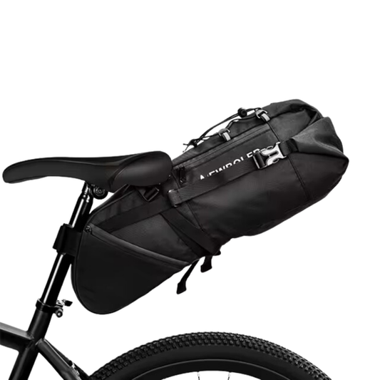 Waterproof Bike Saddle Bag – 10L Capacity, Lightweight & Durable Cycling Seat Pack