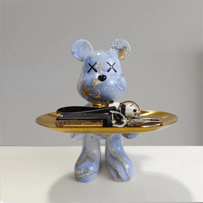 Artistic Bear Storage Tray – Stylish Home Decor & Functional Organizer