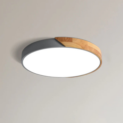 Delos – Scandinavian Wooden LED Ceiling Light | Modern Energy-Efficient Interior Lighting