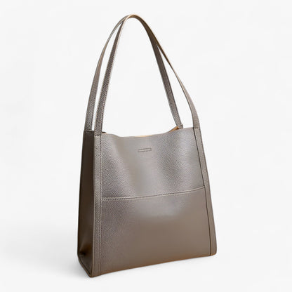 Classic Genuine Leather Shoulder Bag – Elegant & Durable Everyday Handbag for Women