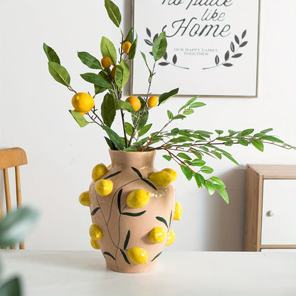 Tropical Handmade Vase – Vibrant Decorative Accent for Home & Office