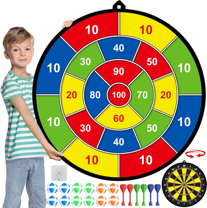 Large Double-Sided Dartboard for Kids – Play, Learn & Have Fun