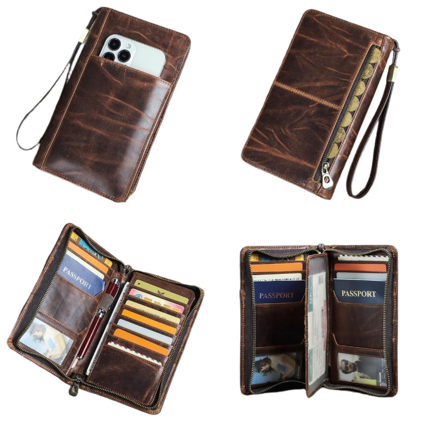 Bonny | Luxury Top Grain Leather Passport Holder | RFID Secure