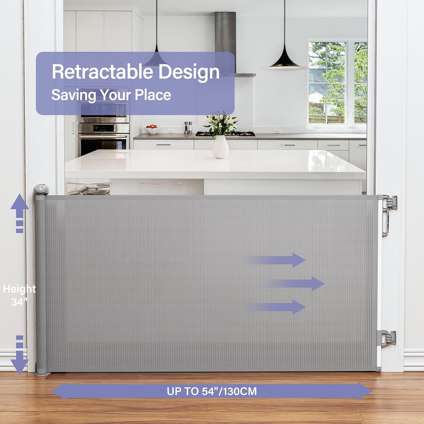 SafeStep Retractable Safety Gate – For Babies, Children & Pets