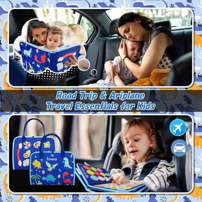 WonderBook Educational Quiet Book – Montessori-Inspired Learning for Toddlers & Young Children