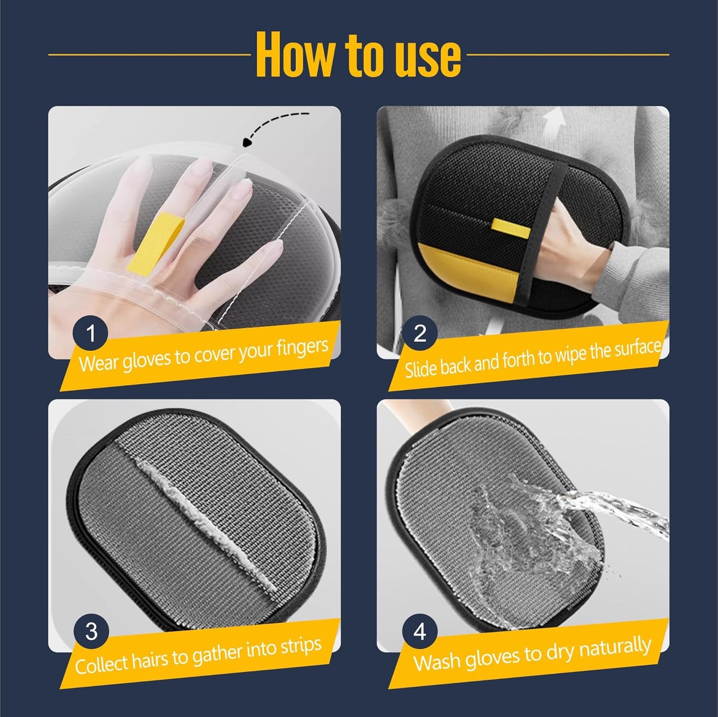 FurEase – Pet Hair Removal Glove for All Coat Types | Gentle Grooming & Shedding Solution