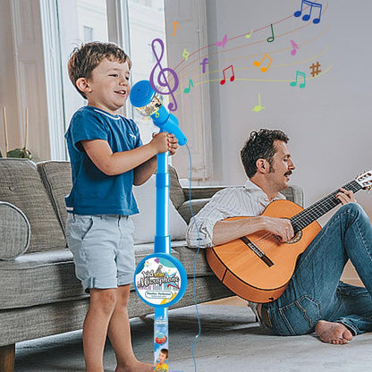 Kids Karaoke Microphone with Adjustable Stand – Interactive Singing & Music Toy