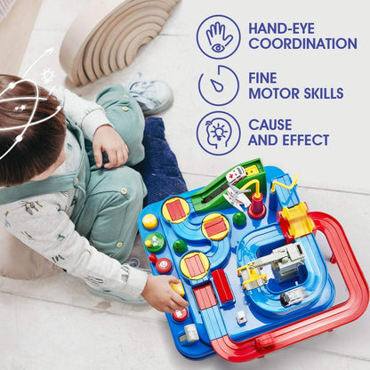 Car Adventure – City Driving Brain-Training Toy for Kids | Educational Playset with 8 Challenges