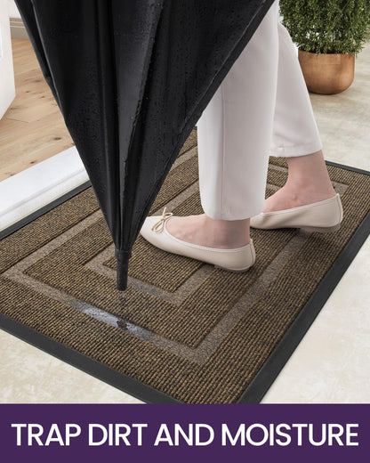 Heavy-Duty Indoor Outdoor Doormat – Waterproof, Non-Slip & Dirt-Resistant Entry Mat