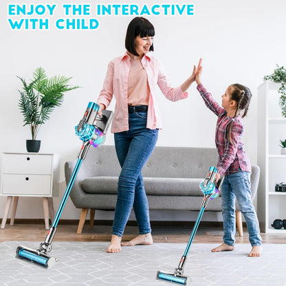 4-in-1 Kids Vacuum Cleaner | Real Working Toy Vacuum with Lights & Sounds