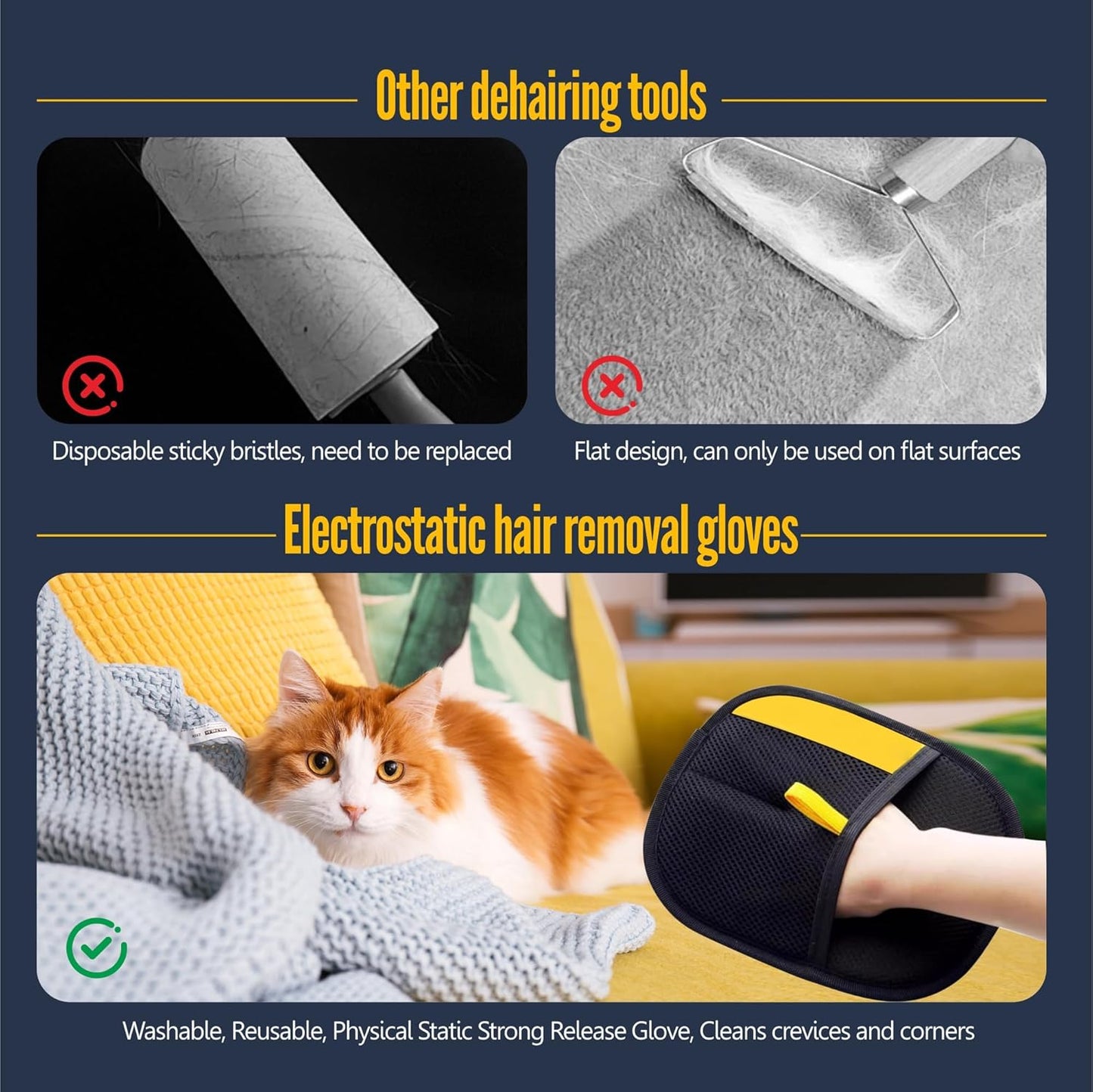 FurEase – Pet Hair Removal Glove for All Coat Types | Gentle Grooming & Shedding Solution