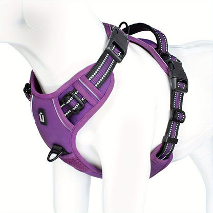 SafeWalk No-Pull Reflective Dog Harness – Adjustable Comfort Harness for Small to Large Breeds