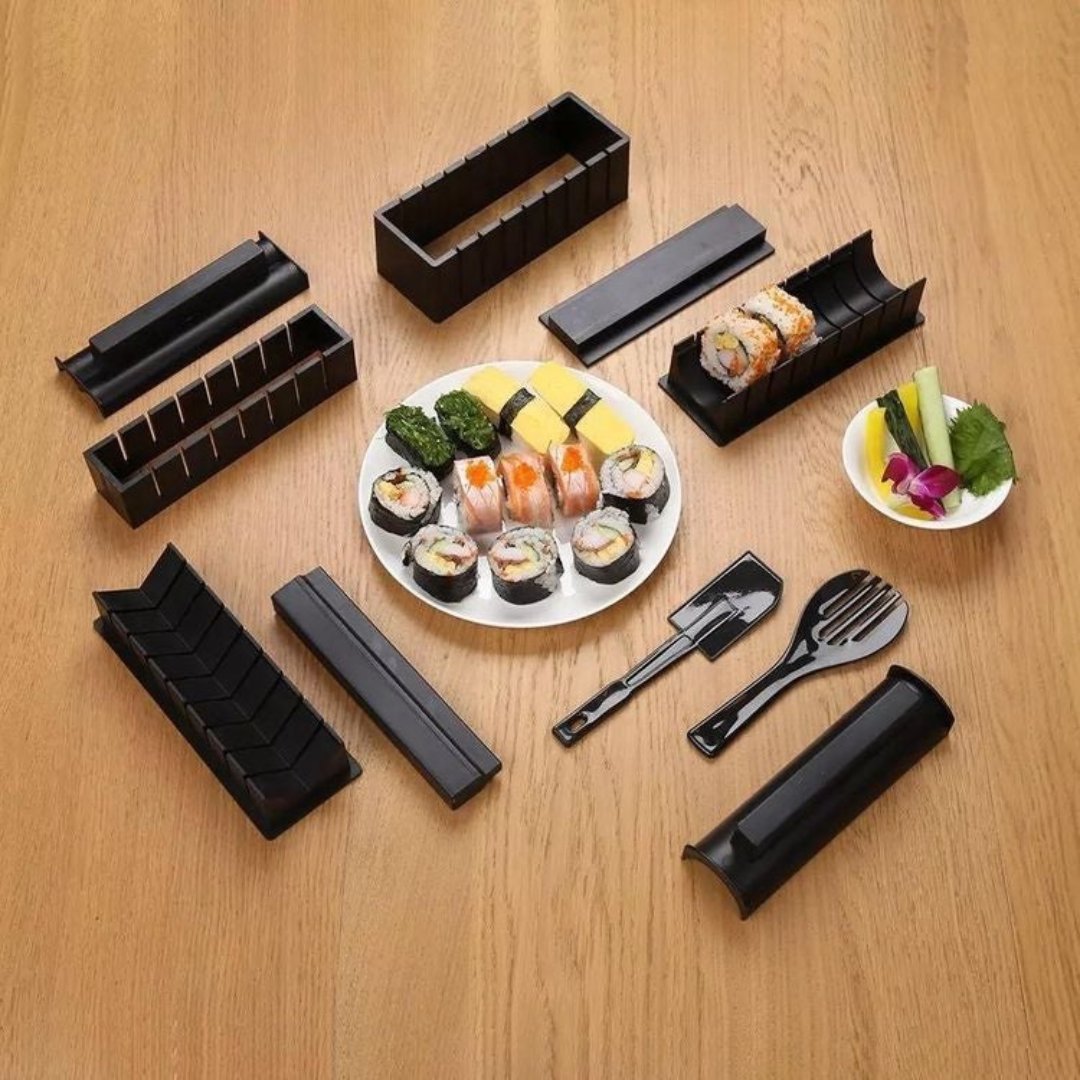 Complete Sushi Making Kit – Create Sushi at Home in Various Shapes