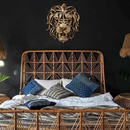 Metal Lion Head Wall Art – Bold & Elegant Metal Wall Décor for Indoors and Outdoors