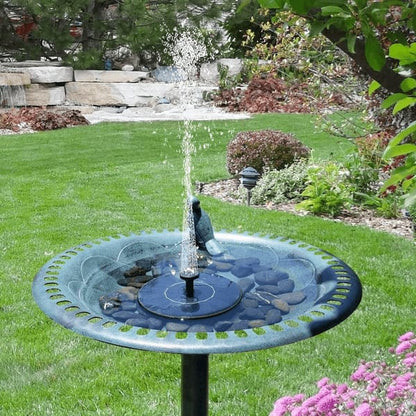 Solar Bird Bath Fountain – Relaxing Garden Water Feature with Soothing Sounds