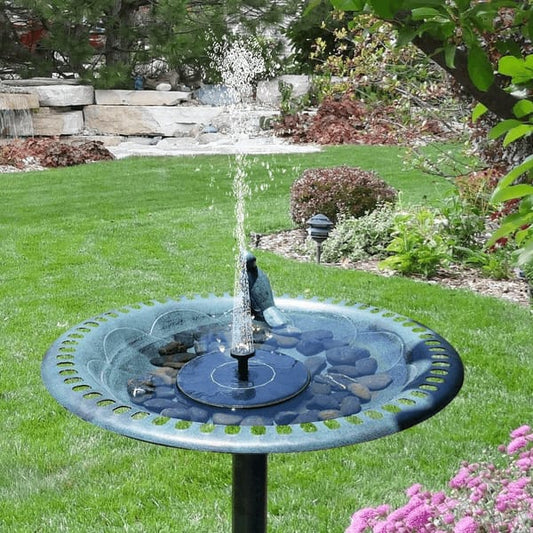Solar Bird Bath Fountain – Relaxing Garden Water Feature with Soothing Sounds