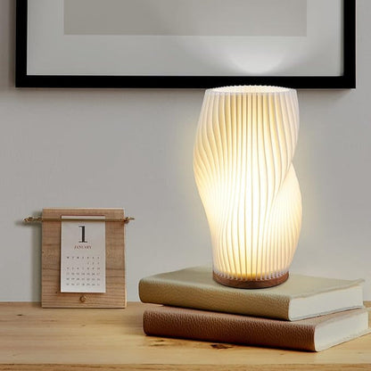 Wavecrest Table Lamp – Soft Glow Designer Lamp with Dimmable Warm & Natural White Light