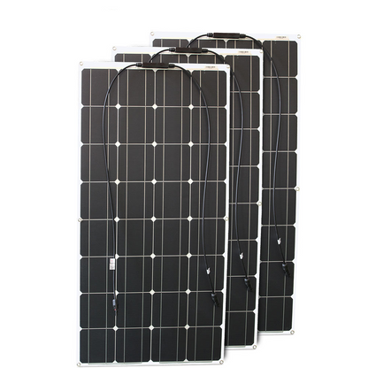 SunTech Solar Panel Kit | 100-300W Waterproof Monocrystalline System for RV & Boat – Complete Installation Set