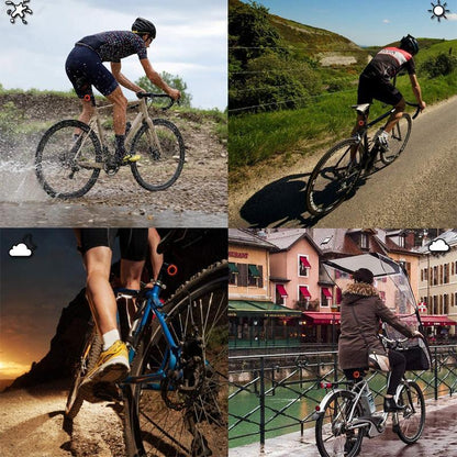 Smart Bike Tail Light – Ultra-Intelligent Brake Light with USB Rechargeable Battery & Waterproof Design
