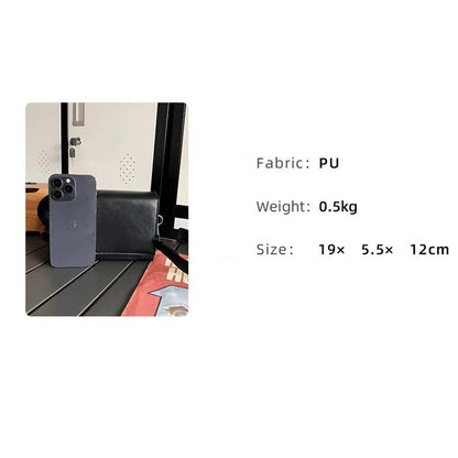 Noah Minimalist Genuine Leather Small Crossbody Sling Bag – Compact Everyday Shoulder Bag