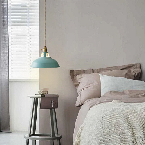 PastelAura – Vintage Pastel Metal Pendant Light for a Soft & Stylish Ambience