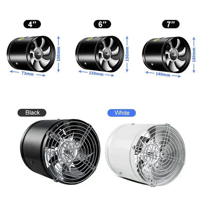 Powerful Silent Extractor Fan – High Performance Ventilation for Kitchen, Workshop & Home