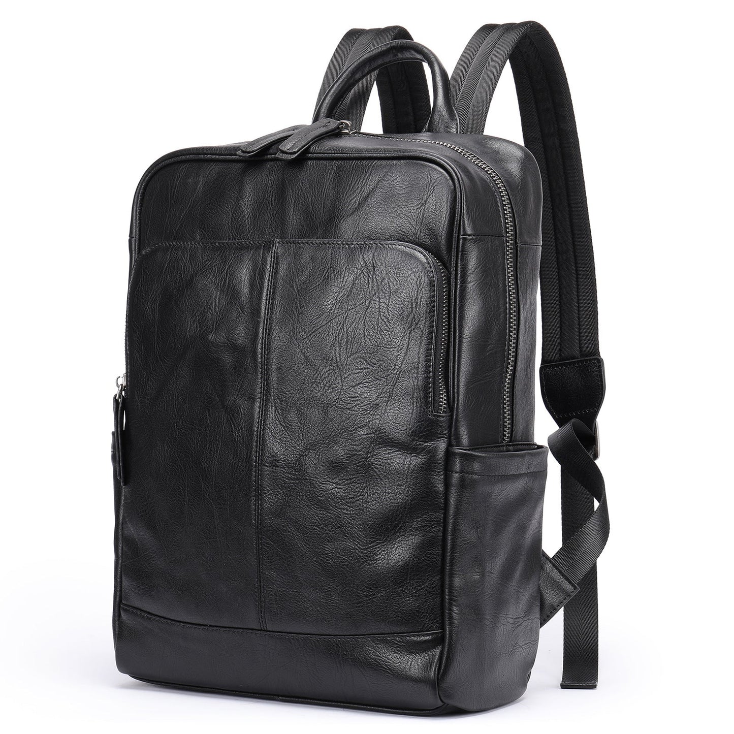 Prestige Voyager Leather Backpack – Fits Laptops Up to 15.6 Inches