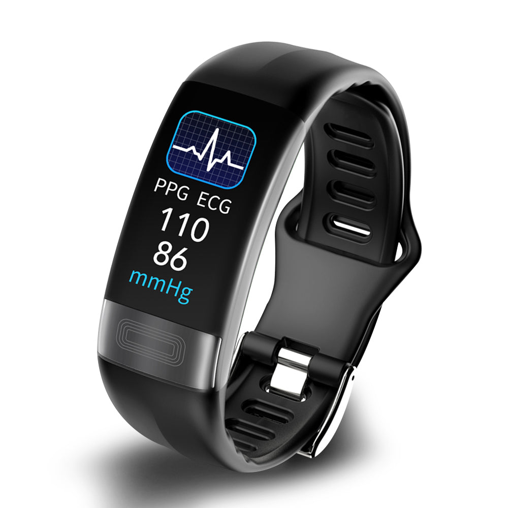 Smart Bracelet Blood Pressure Monitor | ECG, Heart Rate, Oxygen Saturation & Sleep Tracker - FDA Approved