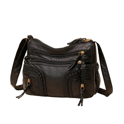 WeaveStyle | Elegant Woven Shoulder Bag – Lightweight, Spacious & Stylish Everyday Handbag