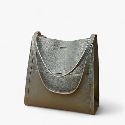 Classic Genuine Leather Shoulder Bag – Elegant & Durable Everyday Handbag for Women