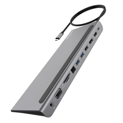 LapStation Pro – 11-in-1 USB-C Laptop Docking Station with HDMI, Ethernet & SD Card Ports