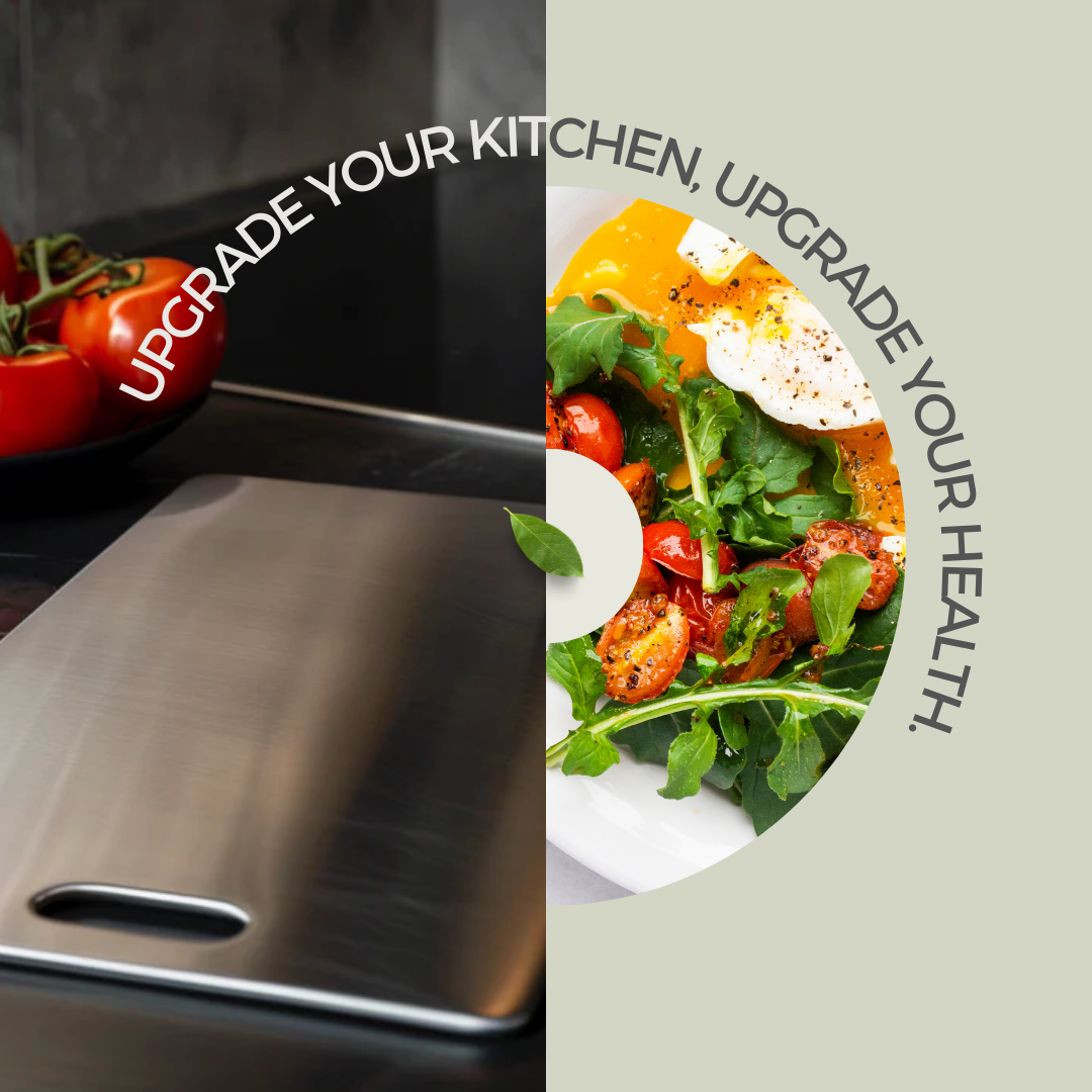 Premium Stainless Steel Cutting Board - Stain and Scratch Resistant