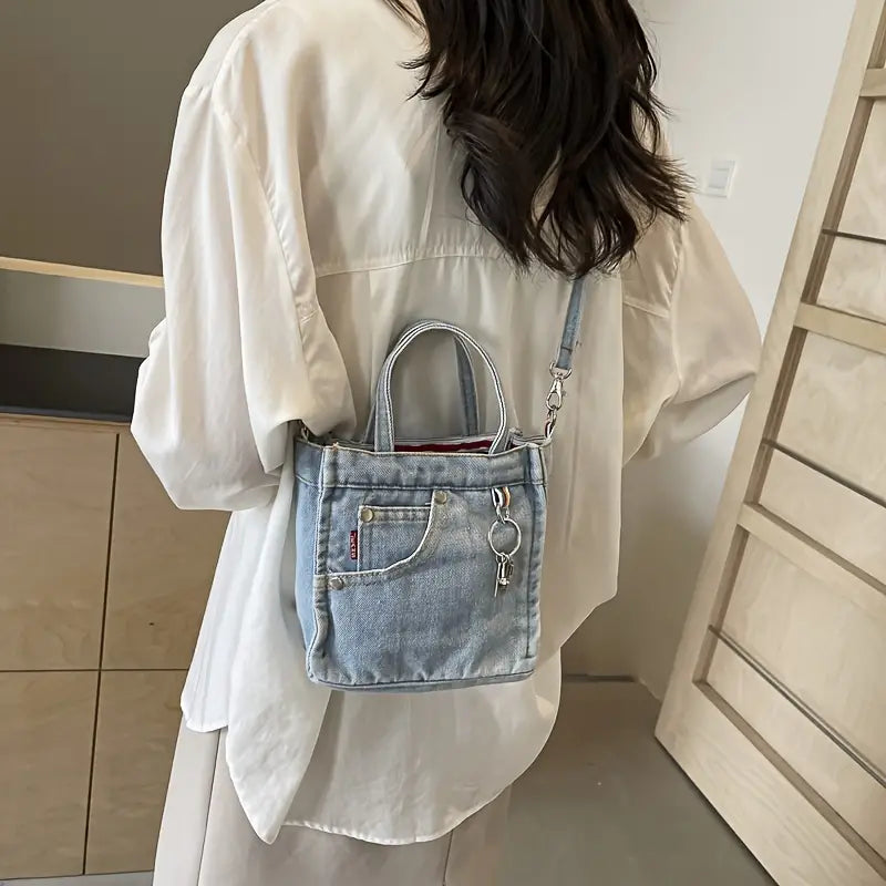 Eva | Stylish Denim Mini Crossbody Shoulder Bag