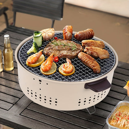 SmokeLess Electric Portable Grill – Smokeless Outdoor BBQ for Camping & Picnics
