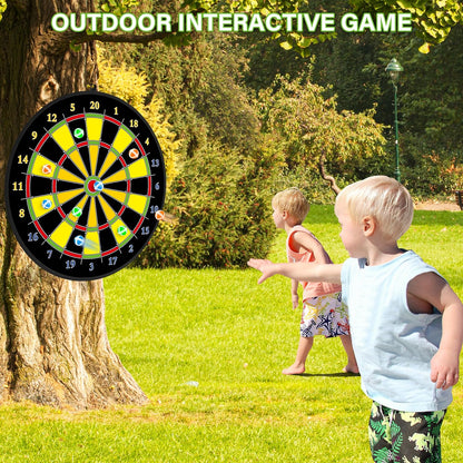 Large Double-Sided Dartboard for Kids – Play, Learn & Have Fun