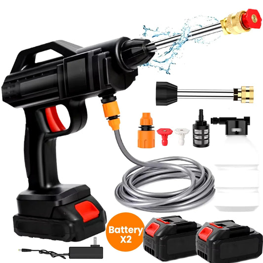 Cordless High Pressure Washer – Portable Jet Cleaner with Lithium Battery & Adjustable Nozzle