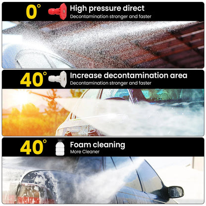 Cordless High Pressure Washer – Portable Jet Cleaner with Lithium Battery & Adjustable Nozzle