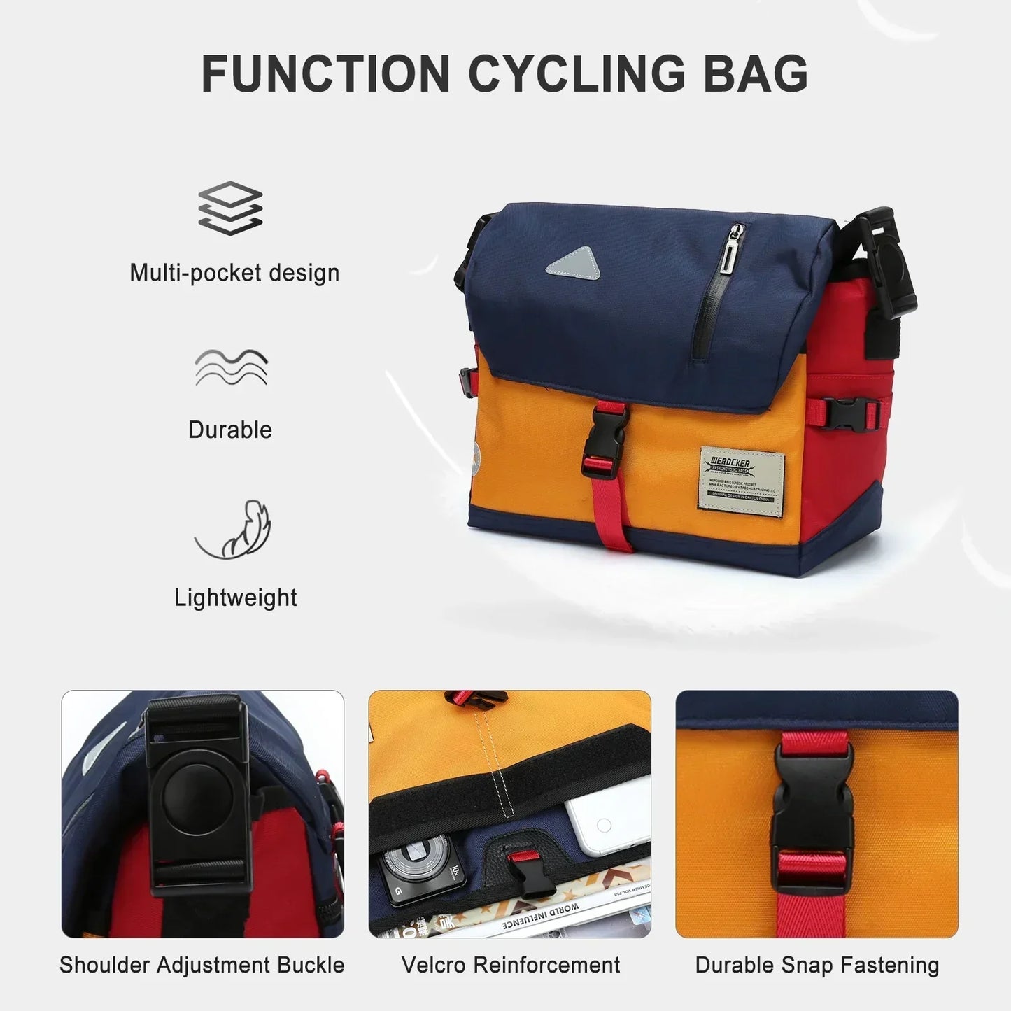 Luke | Classic Water-Resistant Crossbody Messenger Travel Bag