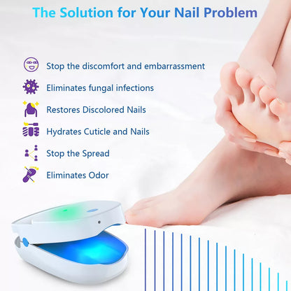 Nail Fungus Laser Treatment Device | Dual Wavelength Therapy 905nm & 470nm
