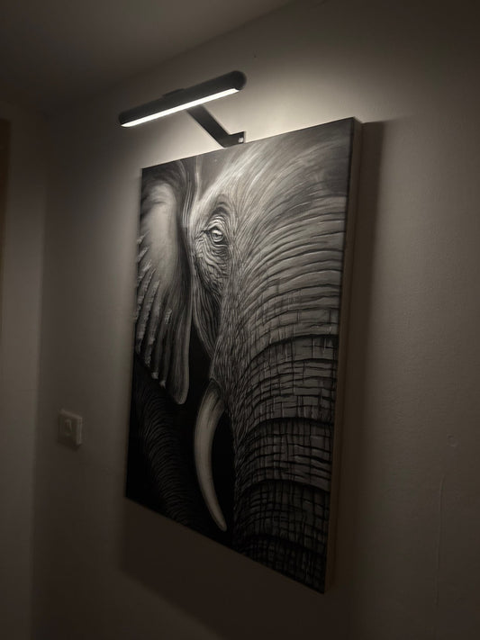 ArtGlow Wireless LED Picture Light – Rechargeable Wall Lamp with Remote & Adjustable Dimming