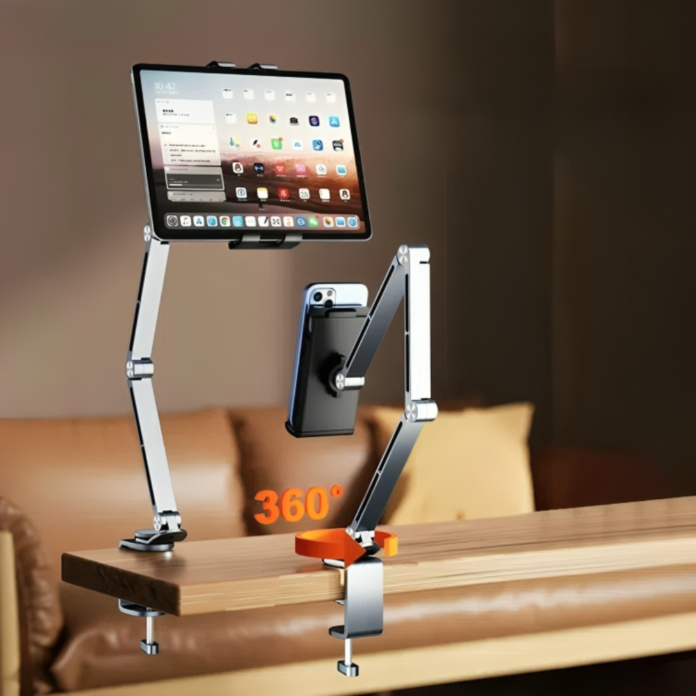 Altivo – 360° Adjustable Aluminium Stand for Tablets & Smartphones