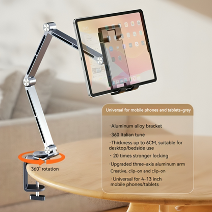 Altivo – 360° Adjustable Aluminium Stand for Tablets & Smartphones