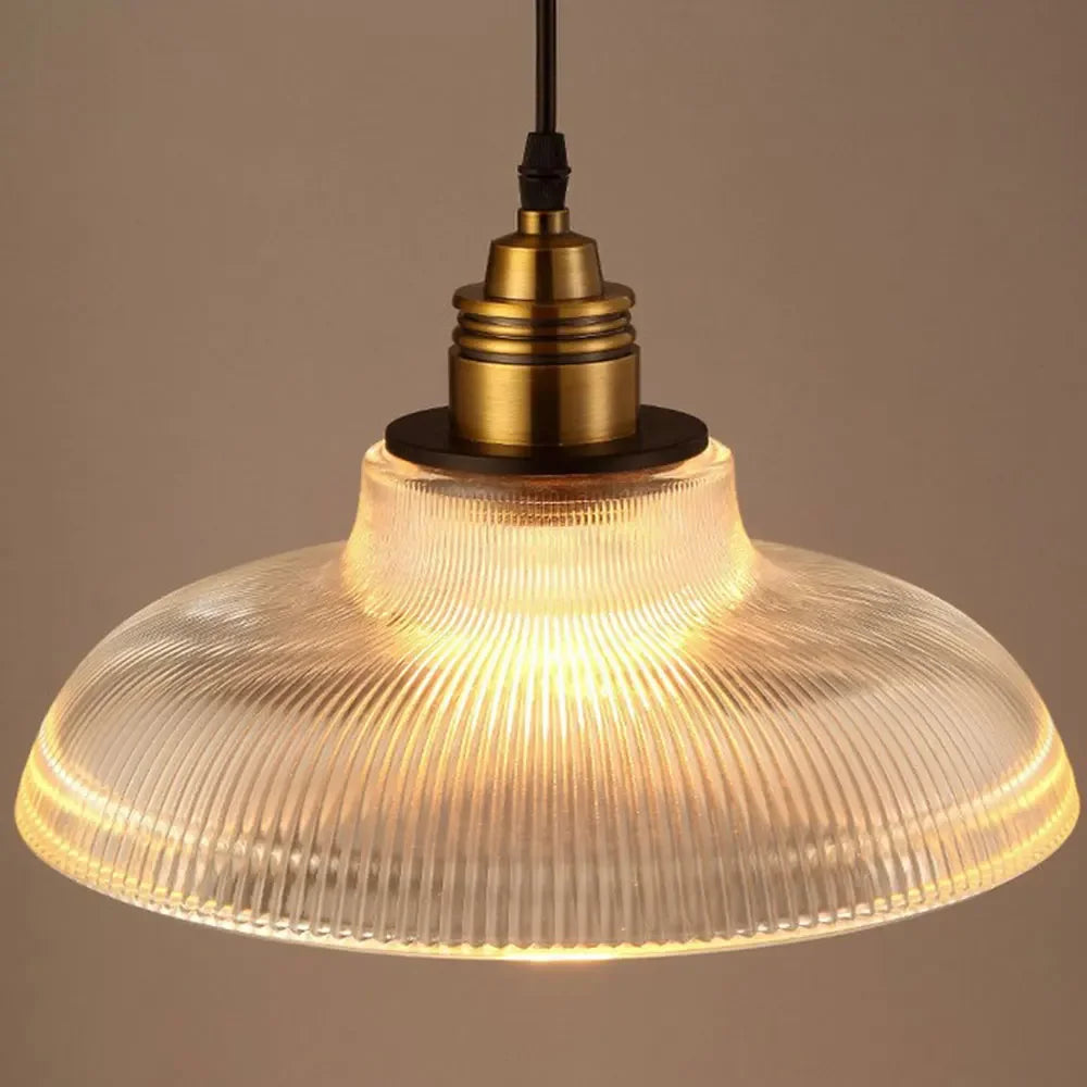 LumiAura Scandinavian Glass Pendant Light – Vintage Elegance for Modern Interiors