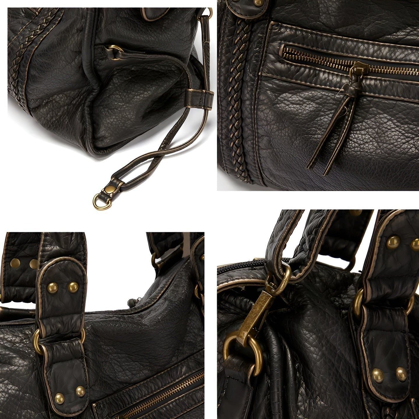 Genuine Leather Shoulder Bag – Elegant & Durable Handbag for Work and Everyday Use