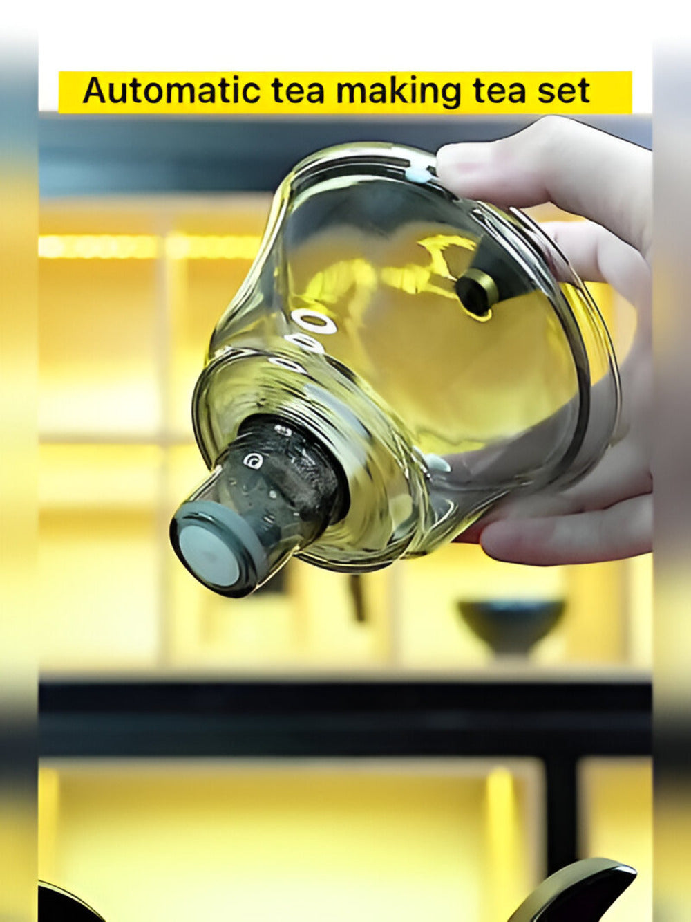 Artisan Magnetic Glass Teapot Set with Infuser – Elegant Drip-Free Glass Teapot for Loose Leaf Tea