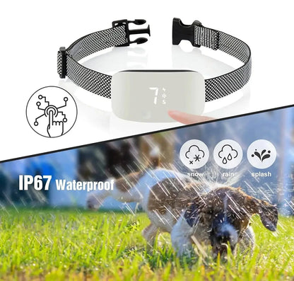 Automatic No-Bark Dog Collar – Rechargeable Waterproof Anti-Barking Training Collar for All Breeds