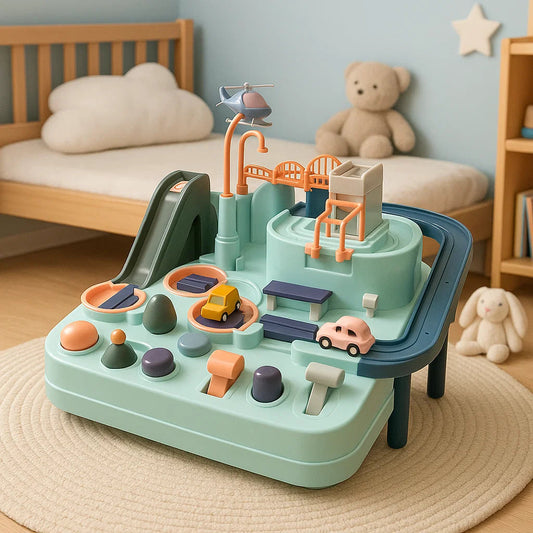 Adventure Toy Car Set for Kids – 4-Piece Educational Playset